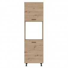 Virtuves skapīts cepeškrāsnij PK24/PF23, Ozols cremona/Ozols artisan